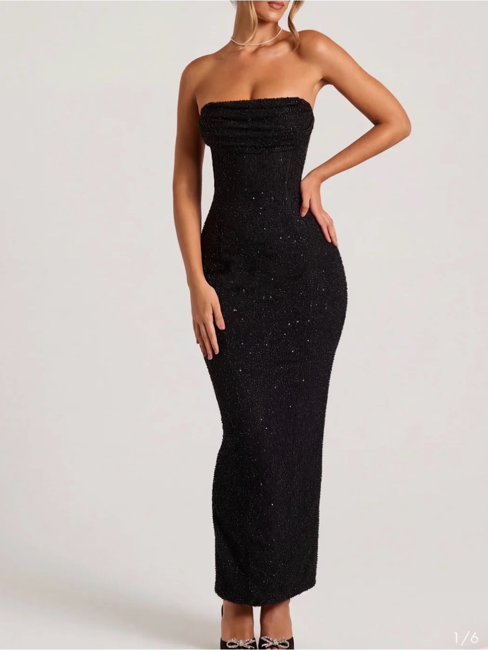 Oh Polly Embellished Maxi Dress